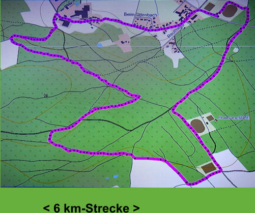< 6 km-Strecke >