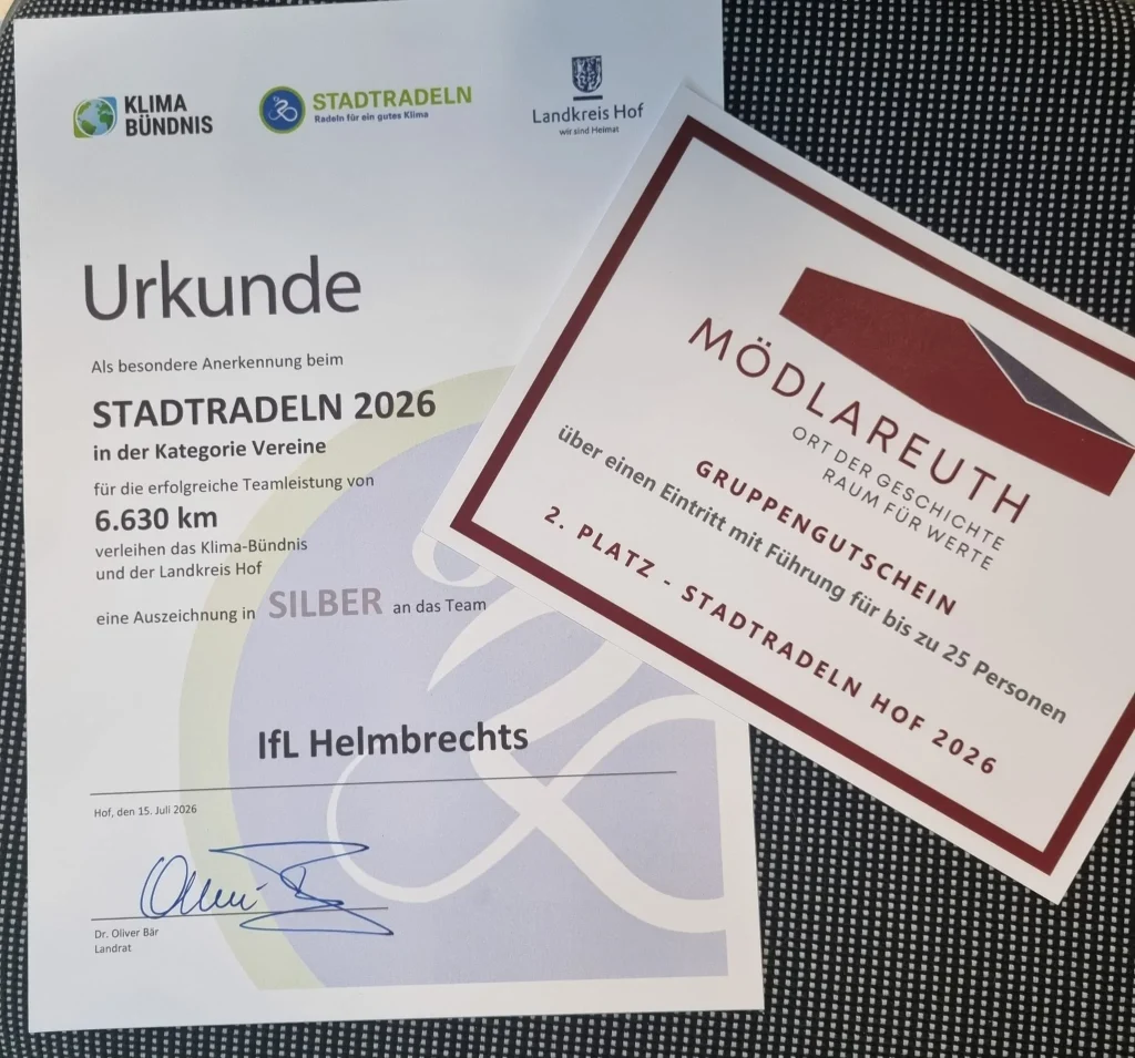 IfL Helmbrechts - Stadtradeln 2026 Landkreis Hof